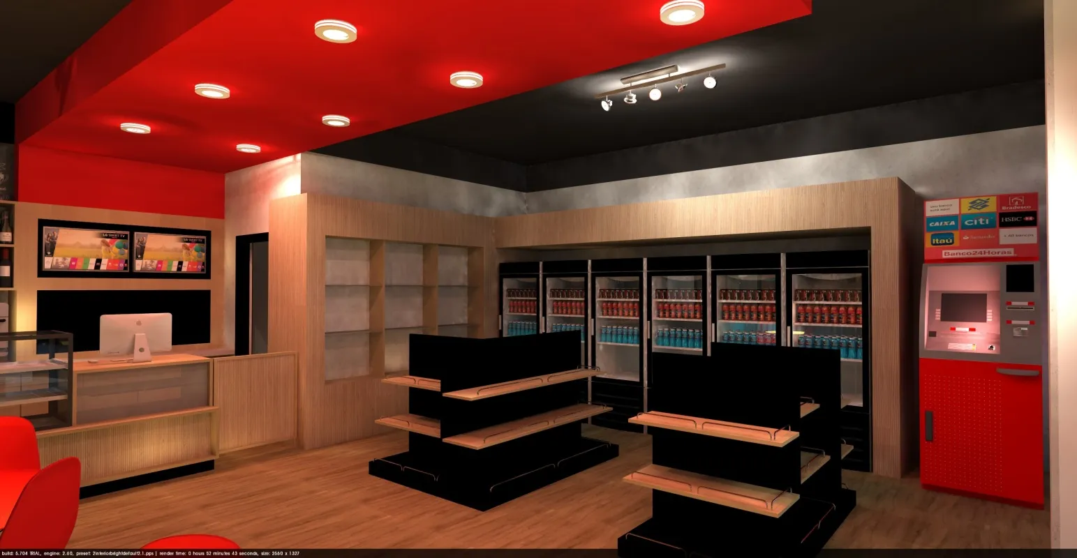 Projeto arquitetônico de interiores