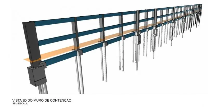 Projeto estrutural comercial