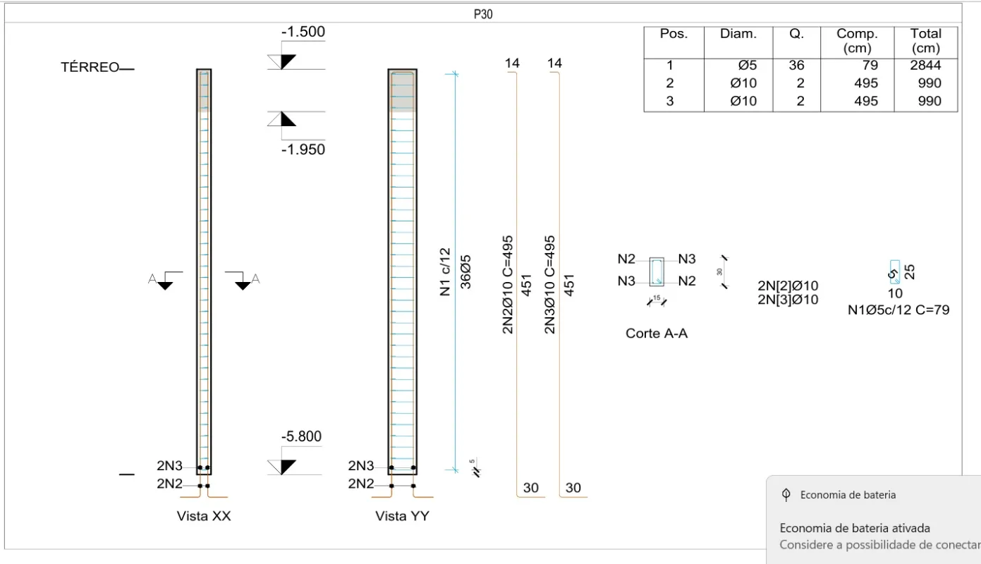 Projeto estrutural na Grande São Paulo