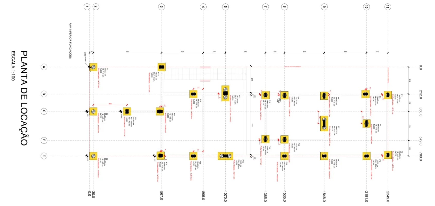 Projeto estrutural residencial