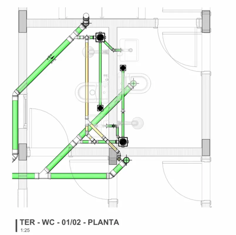 Projeto hidro sanitário para indústrias na Grande São Paulo